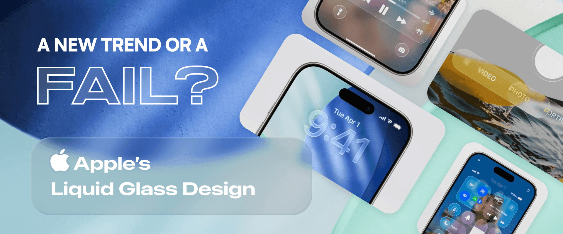 Apple Liquid Glass Design: A New Trend or Fail?